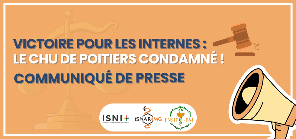 Communique de Presse VICTOIRE POUR LES INTERNES