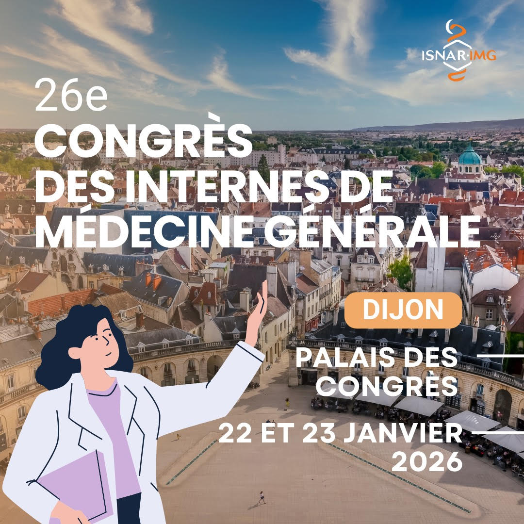Save the date congrès des internes de Médecine Générale 2026
